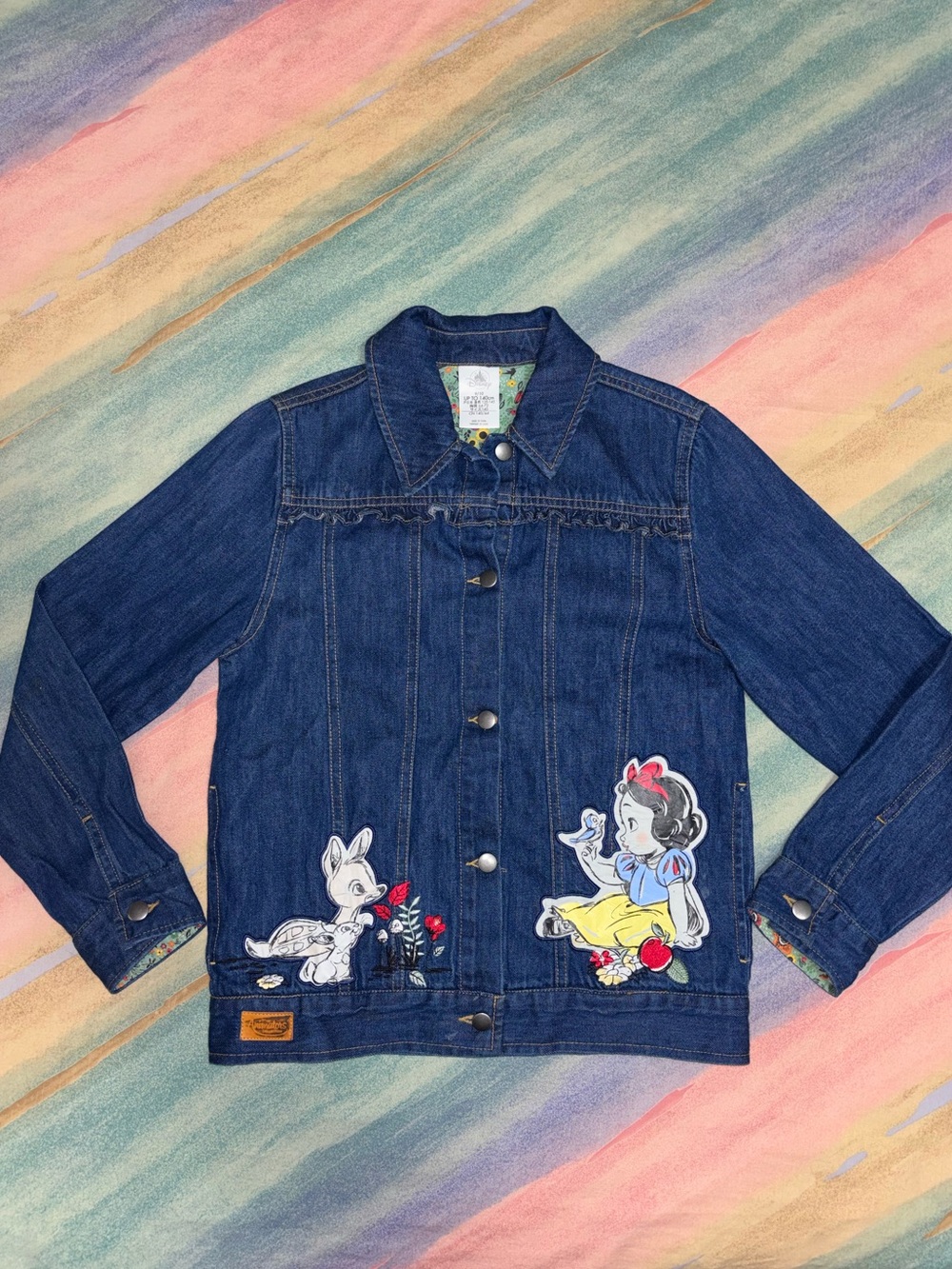 Disney Snow White light fall jean jacket size 9/10